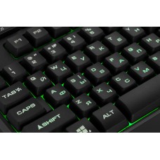 Клавиатура 2E Gaming KG340 LED Ukr (2E-KG340UBK) Black USB