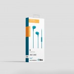 Наушники гарнитура вакуумные Ttec Pop Turquoise (2KMM13TZ)