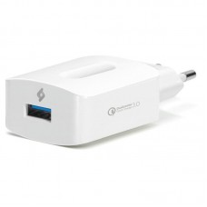 Адаптер сетевой Ttec SpeedCharger QC 3.0 USB 3A 18W White (2SCQC01K)