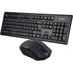 Комплект клавиатура + мышь Wireless A4Tech 3000N Black USB