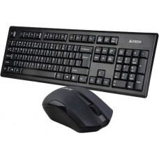 Комплект клавиатура + мышь Wireless A4Tech 3000N Black USB