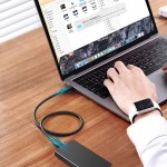 Кабель Type-C-Type-C Ugreen US501 4.0 Thunderbolt 0.8m Black (30389)