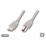 Кабель USB-Type-B 2.0 AM/BM Atcom 1.8m ferrite core White