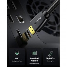 Кабель HDMI-HDMI V2.0 Ugreen HD118 4K 60Hz 1m Black (40408)