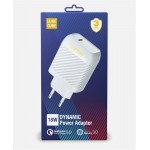 Сетевое зарядное устройство Luxe Cube Dynamic 18W 1Type-C 3A White (4446689880643)