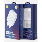 Сетевое зарядное устройство Luxe Cube Dynamic 18W 1Type-C 3A White (4446689880643)