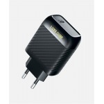 Сетевое зарядное устройство Luxe Cube Dynamic 18W 1Type-C 3A Black (4446689880896)