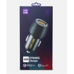 Автомобильное зарядное устройство Luxe Cube 36W 1USB 1Type-C 3A Black (4446689880957)