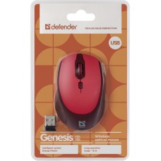 Мышь Defender Genesis MB-795 (52797) Red USB