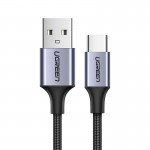 Кабель USB-Type-C Ugreen US2883A QC 3.0 1.5m Black (60127)