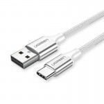 Кабель USB-Type-C Ugreen US288QC 3.0 3A 1.5m White (60132)