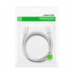 Кабель Type-C-Type-C Ugreen US264 QC 4.0 3A 60W 1m White (60519)