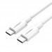 Кабель Type-C-Type-C Ugreen US264 QC 4.0 3A 60W 1m White (60519)