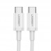 Кабель Type-C-Type-C Ugreen US264 QC 4.0 3A 60W 2m White (60520)