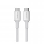 Кабель Type-C-Type-C Ugreen US300 QC 4.0 5A 1m White (60551)