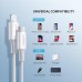 Кабель Type-C-Lightning Ugreen US171 3A 1.5m White (60748)