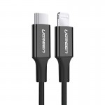 Кабель Type-C-Lightning Ugreen US171 3A 1m Black (60751)