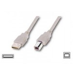 Кабель USB-Type-B 2.0 AM/BM Atcom 0.8m ferrite core White