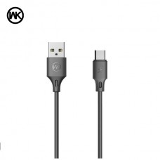 Кабель USB-Type-C WK WDC-092a 2.1A 2m Black (6941027610558)
