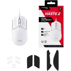 Мышь HyperX Pulsefire Haste 2 USB 26000 dpi (6N0A8AA) White