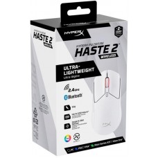 Мышь Wireless HyperX Pulsefire Haste 2 WL 26000 dpi White (6N0A9AA)
