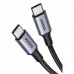 Кабель Type-C-Type-C Ugreen US316 2.0 100W QC 4.0 2m Gray (70429)