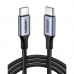Кабель Type-C-Type-C Ugreen US316 2.0 100W QC 4.0 2m Gray (70429)