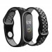 Ремешок TPU BeCover Nike Style для Xiaomi Mi Band 7 6 5 Black/Grey (705151)