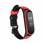 Ремешок TPU BeCover Colour Style для Xiaomi Mi Band 7 6 5 Black/Red (705157)