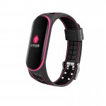 Ремешок TPU BeCover Lattice Style для Xiaomi Mi Band 7 6 5 Pink (705163)