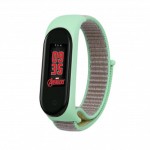 Ремешок BeCover Nylon Style для Xiaomi Mi Band 6 5 Green/Sand (705419)