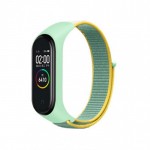 Ремешок BeCover Nylon Style для Xiaomi Mi Band 6 5 Green/Yellow (705420)