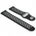 Ремешок TPU BeCover Nike Style для Samsung Xiaomi Huawei Garmin Fitbit 22mm Black/Grey (705693)