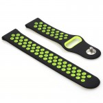 Ремешок TPU BeCover Nike Style для Xiaomi Amazfit Bip Lite S Lite GTR 42mm GTS TicWatch S2 E Black/Yellow (705706)
