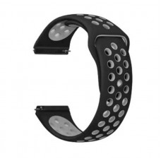Ремешок TPU BeCover Nike Style для LG Watch Sport W280A Black/Grey (705711)