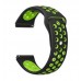 Ремешок TPU BeCover Nike Style для LG Watch Sport W280A Black/Green (705712)