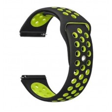 Ремешок TPU BeCover Nike Style для LG Watch Sport W280A Black/Yellow (705715)