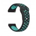 Ремешок TPU BeCover Nike Style для Huawei Watch GT 2 42mm Black/Blue (705719)