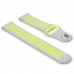 Ремешок TPU BeCover Nike Style для Xiaomi iMi KW66 Mi Color Haylou LS01 LS02 Smart Solar LS05 Grey/Green (705807)