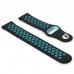 Ремешок TPU BeCover Nike Style для Amazfit Stratos 1 2 2S 3 GTR 2 GTR 47mm GTR Lite 47mm Nexo Pace Black/Blue (705809)