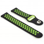 Ремешок TPU BeCover Nike Style для Amazfit Stratos 1 2 2S 3 GTR 2 GTR 47mm GTR Lite 47mm Nexo Pace Black/Green (705811)