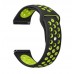 Ремешок BeCover Nike Style для Amazfit Stratos 1 2 2S 3 GTR 2 GTR 47mm GTR Lite 47mm Nexo Pace Black/Yellow (705814)