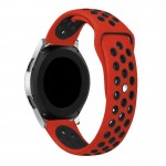 Ремешок TPU BeCover Nike Style для Amazfit Stratos 1 2 2S 3 GTR 2 GTR 47mm GTR Lite 47mm Nexo Pace Red/Black (705817)