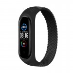 Ремешок Nylon BeCover Elastic Style для Xiaomi Mi Band 5 6 Size S Black (706145)