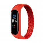 Ремешок Nylon BeCover Elastic Style для Xiaomi Mi Band 5 6 Size M Red (706155)