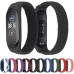 Ремешок Nylon BeCover Elastic Style для Xiaomi Mi Band 5 6 Size L Black White (706158)
