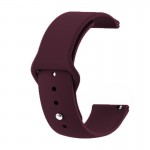 Ремешок TPU BeCover для Samsung Watch 42mm Active Active 2 40 44mm 3 41mm Gear S2 Classic Sport Purple/Wine (706178)