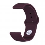Ремешок TPU BeCover для Samsung Watch 42mm Active Active 2 40 44mm 3 41mm Gear S2 Classic Sport Purple/Wine (706178)