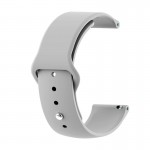Ремешок TPU BeCover для Samsung Watch 42mm Active Active 2 40 44mm 3 41mm Gear S2 Classic Sport Gray (706180)