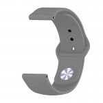 Ремешок TPU BeCover для Samsung Watch 42mm Active Active 2 40 44mm 3 41mm Gear S2 Classic Sport Gray (706180)